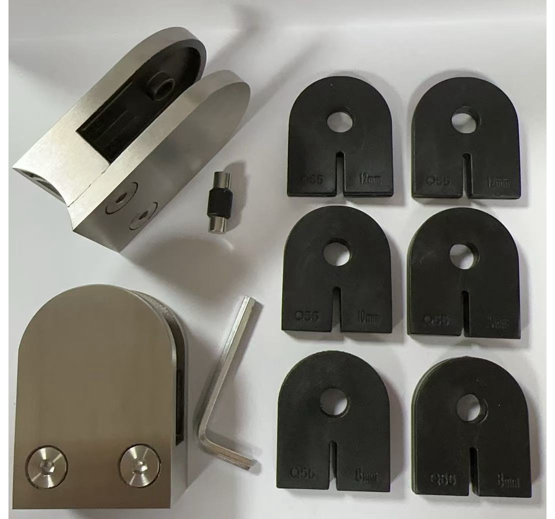 유리 홀더 둥근 튜브 클램프